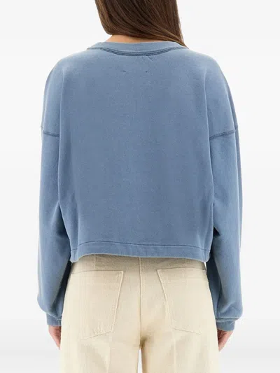 Isabel Marant Étoile Isabel Marant Etoile Margo Sweatshirt With Logo In Blue
