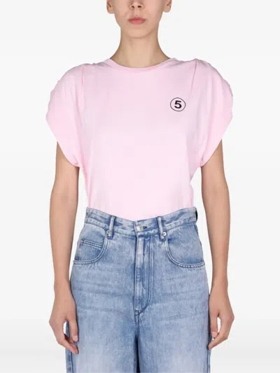 Department Five Hollywood Logo-print T-shirt In Pink