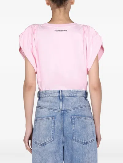 Department Five Hollywood Logo-print T-shirt In Pink