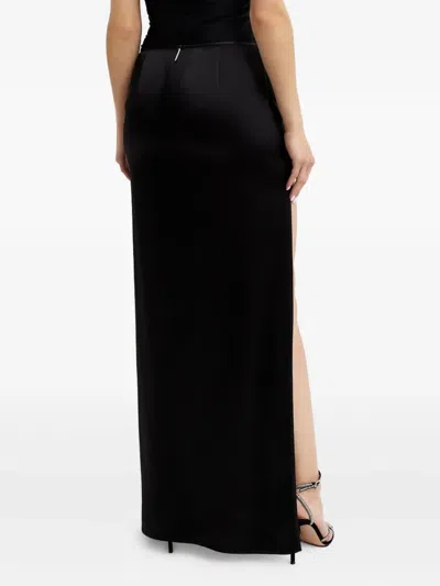 Nué Keira Side-slit Maxi Skirt In Black