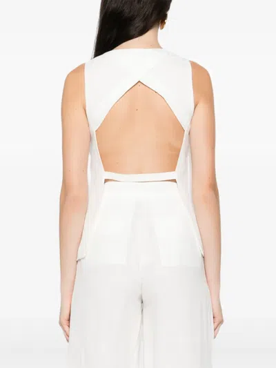 Occleus August Vest In White