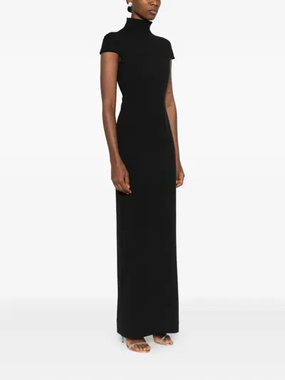 Solace London Dress In Black