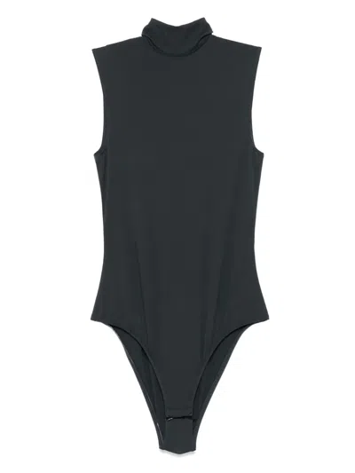 Nanushka Turtleneck Sleeveless Bodysuit In Black