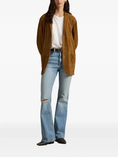 Polo Ralph Lauren Ripped-detail Jeans In Blue