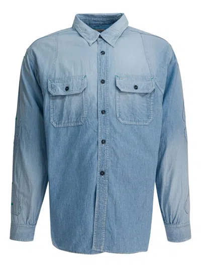 Kapital Pocket Shirt In Blue