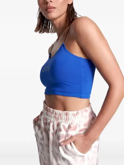 One Teaspoon Logo String Top In Blue