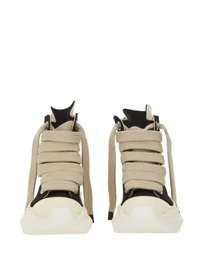 Rick Owens Drkshdw High-top Sneakers With Chunky Sole And Laces In Black