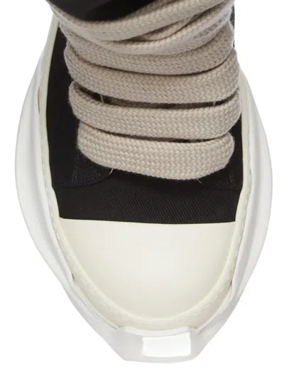 Rick Owens Drkshdw High-top Sneakers With Chunky Sole And Laces In Black