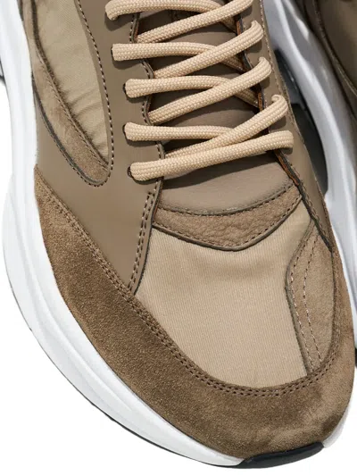 Buscemi Veloce Panelled-design Sneakers In Green