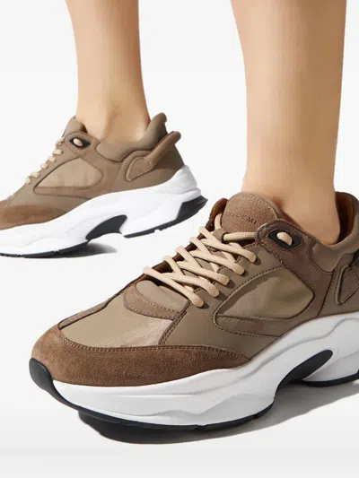 Buscemi Veloce Panelled-design Sneakers In Green