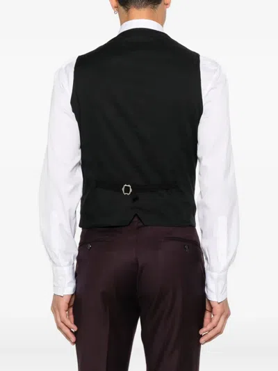 Tagliatore Ben Waistcoat In Black
