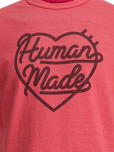 Human Made Graphic Print Crew Neck Short Sleeve T-shirt In Red