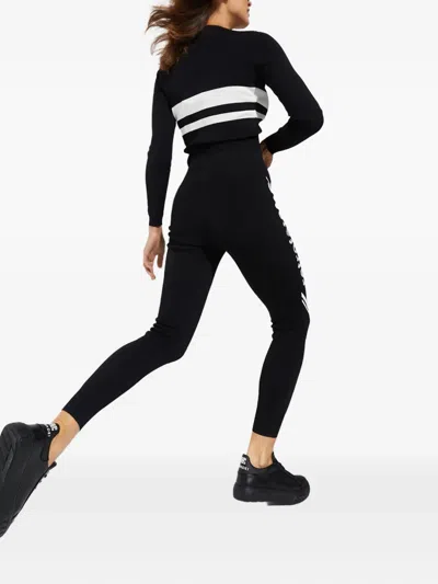 Retroféte Sloanne Logo Leggings In Black