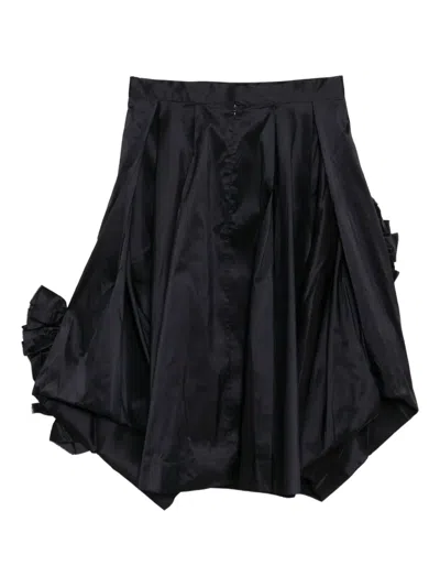 Biyan Taffeta Balloon Skirt In Blue