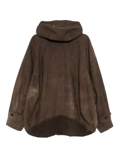 Ziggy Chen Double-breasted Coat In Brown