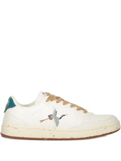 Acbc Evergreen Embroidered Sneakers In White