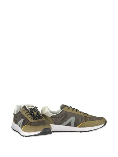 Acbc Haki Erkek Panelled Sneakers In Brown