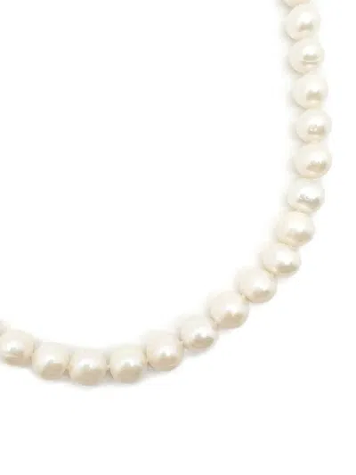 Pre-owned Jennifer Gibson Jewellery 2000s Pearl Rope Necklace In White