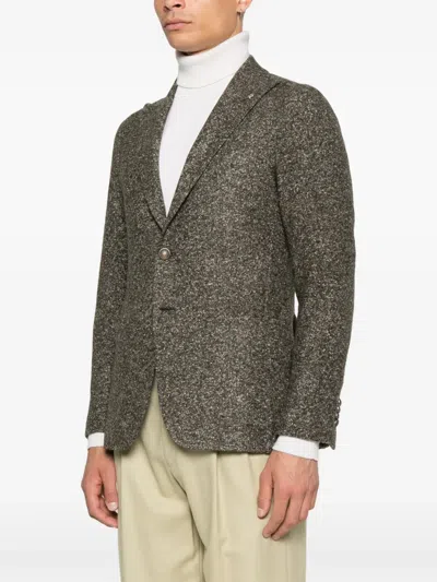 Tagliatore Single-breasted Blazer In Green