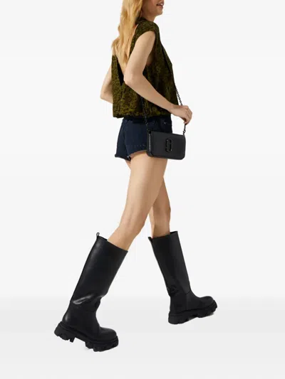 One Teaspoon The One Raw-edge Shorts In Black