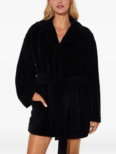 Dsquared2 Logo Belted Cover-up In Brown