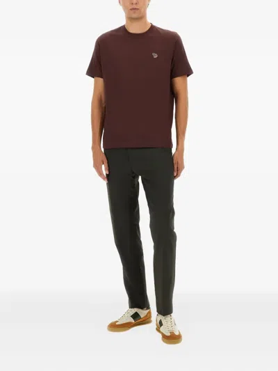 Ps By Paul Smith Regular Fit T-shirt In Red