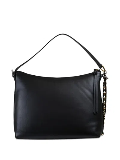 Coccinelle Chain-strap Shoulder Bag In Black
