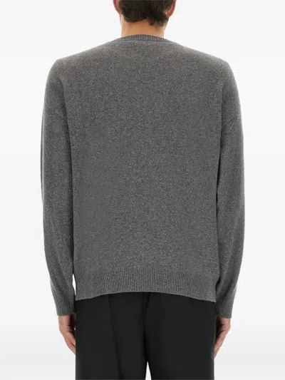 Moschino Wool And Cashmere Pullover In Gray