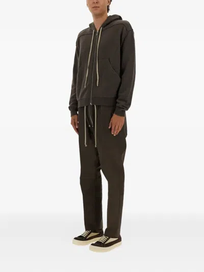 Rick Owens Drawstring Pocket Trousers In Green