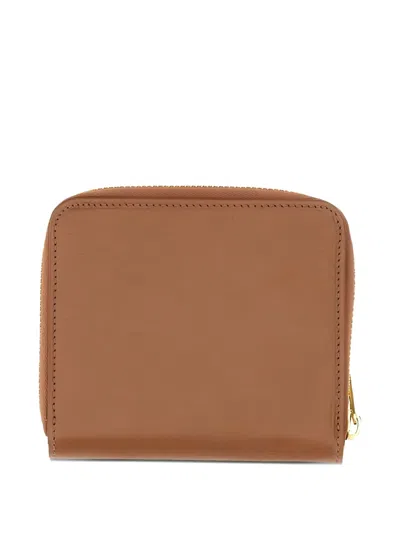 Il Bisonte Zipped Wallet In Brown