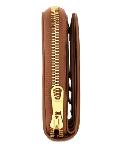 Il Bisonte Zipped Wallet In Brown