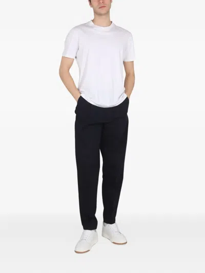 Ps By Paul Smith Ps Paul Smith Twill Pants In Blue