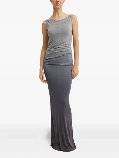 Aya Muse Hali Gradient-effect Dress In Gray