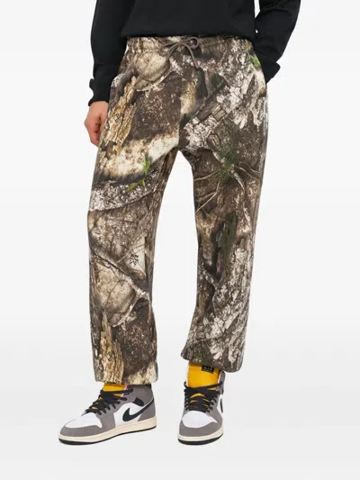 Jordan Drawstring Track Pants In Brown