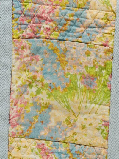 Loveshackfancy Henderson Floral-print Shoulder Bag In Green