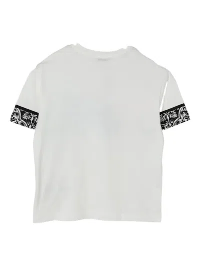Dolce & Gabbana Patterned T-shirt In White