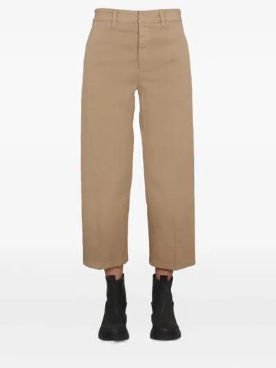 Department Five Cotton Pants In Neutral