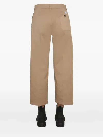 Department Five Cotton Pants In Neutral
