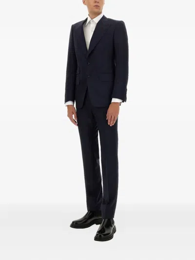 Tom Ford Shelton Two-piece Tailored Suit In Black