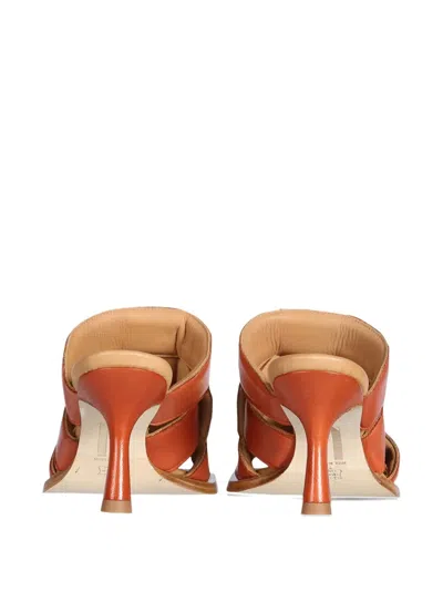 Miista Mule Mayte Brick Sandals In Multi