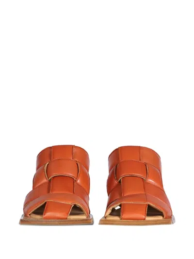 Miista Mule Mayte Brick Sandals In Multi