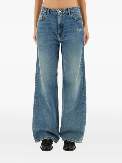 Amish "wider Dust" Jeans In Blue