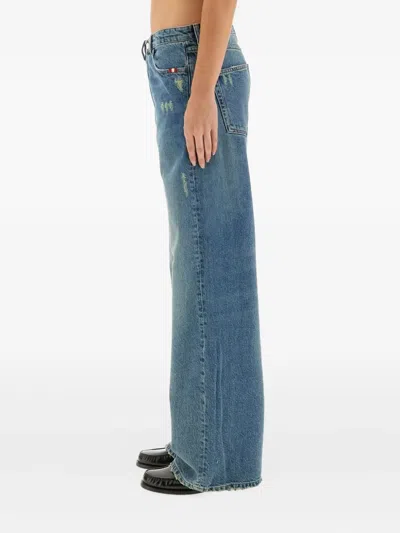 Amish "wider Dust" Jeans In Blue