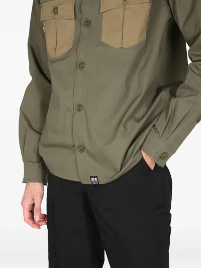 Arkair Chest-pocket Long-sleeve Shirt In Green