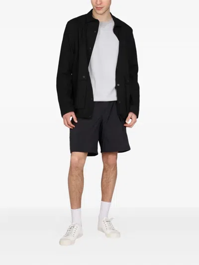 Monobi Crew-neck Panelled Sweatshirt In Gray