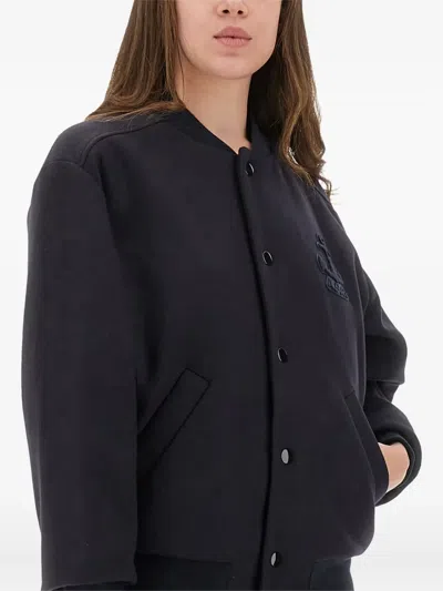 Apc Boxy Black Jacket With Snap-button Closure In Black