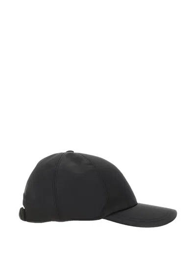 Premiata Stylish Hat With Curved Brim Design In Gray