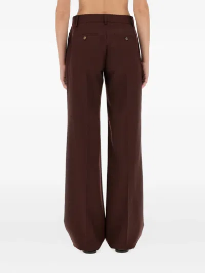 Paul Smith A Suit To Travel In Buttoned-wool Trousers In Burgundy