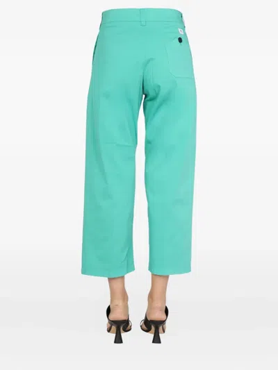 Department Five Jeans Cropped Fit In Green