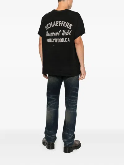 Schaeffer's Garment Hotel Cotton T-shirt In Black